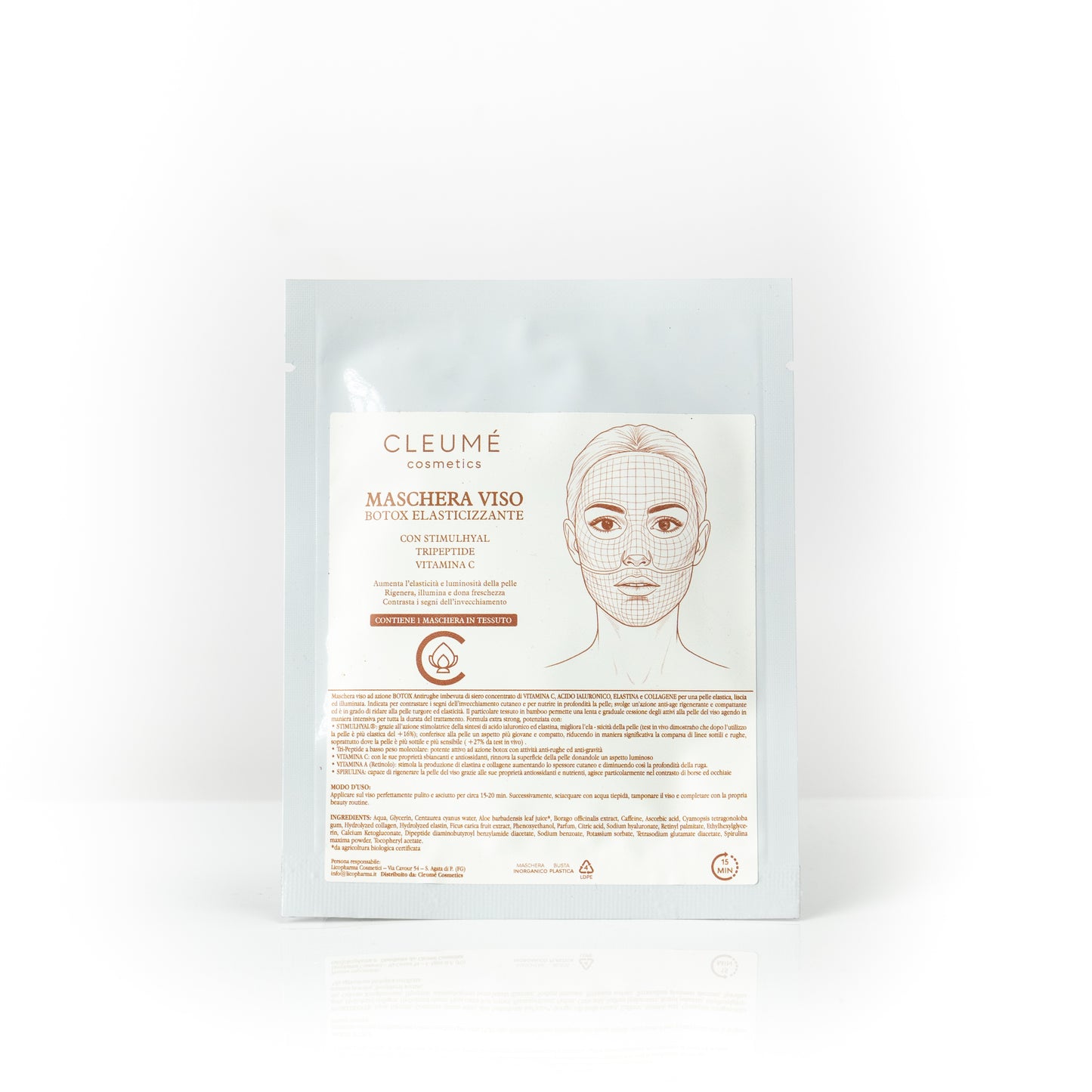 Maschera Viso effetto Botox Elasticizzante